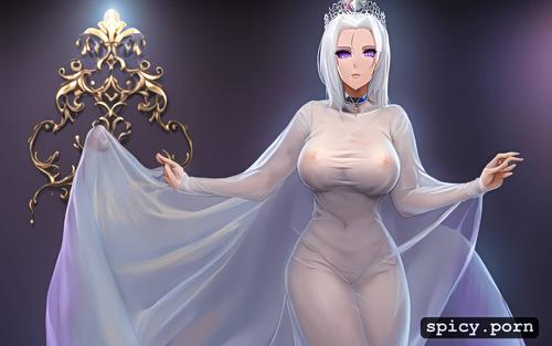 hy1ac9ok2rqr, 3dt, full body, see through clothes, nude, tiara