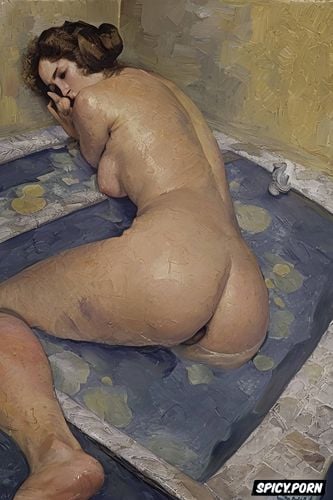 fat thighs, hairy vagina, egon schiele, post impressionist fauves erotic art