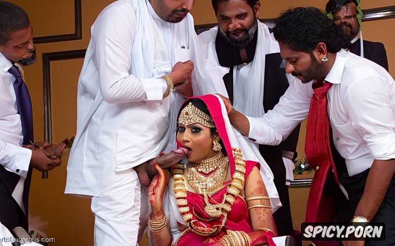 south indian bully boss comes to muslim wedding, forced to give blowjob by bully boss