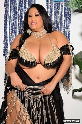 busty1 75, gold and silver and pearls jewelry, beautiful curvy body