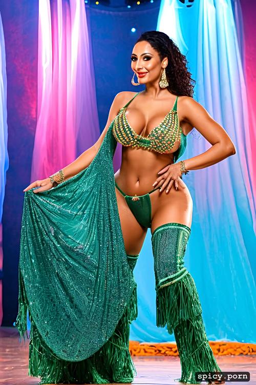 thick body, beautiful bellydance costume with matching bra, wide hips