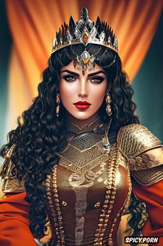 tiara, masterpiece, arianne martell, full lips, large dark brown eyes