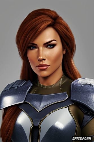 shoulder length copper hair, star wars the old republic, space station