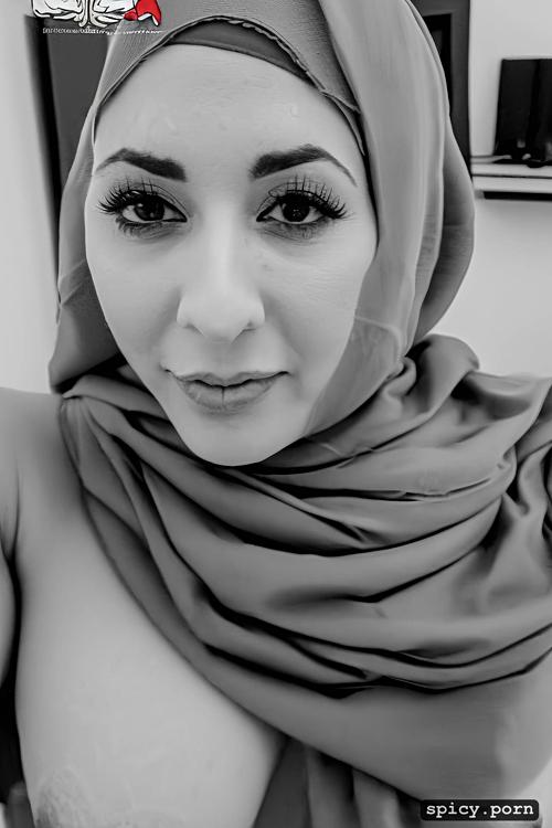 low quality camera, woman, low quality camera woman in hijab