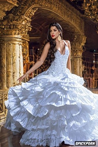 flamenco dancer, macarena ramirez, young gorgeous white spanish woman