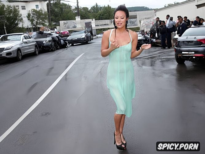 vivid natural colors embossed bodies after she was too little fucked for the first time in her short life by her drunk uncle one cute too tiny thin disapointed niece parades on the street in a transparent dress molded on the body visible wet at twat like a cheap harlot to find dick