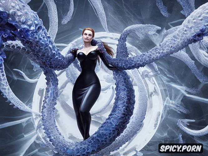 masterpiece, tentacles seek her pussy and breasts, groped by sexually charged tentacles
