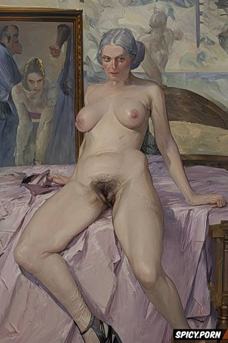 scrawny, paul cézanne, very old granny, ninety, ancient greece