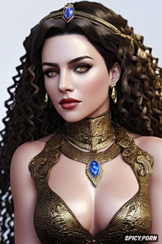 beautiful, milf, game of thrones, ultra realistic, medium soft perky perfect natural tits
