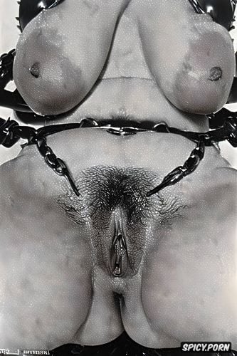 pussy spread position view from below, extreme vaginal fluid