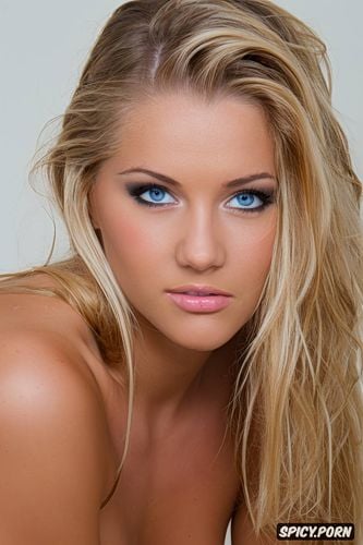 blonde hair, eye contact, czech teen, erotic masterpiece, high detail photo realism