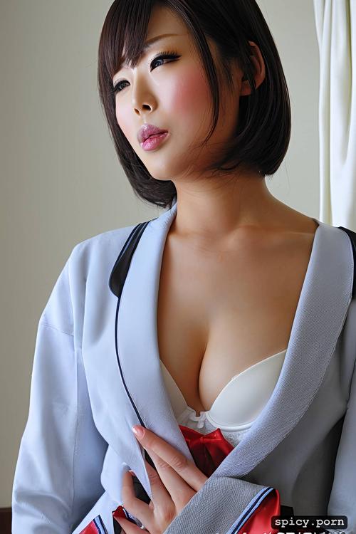 sailor suit, horny face, japan man, 18 years old, bra, masterpiece