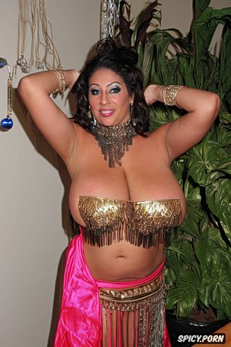 huge1 15 hanging tits, gorgeous1 75 face, very realistic, gorgeous1 85 lebanese bellydancer