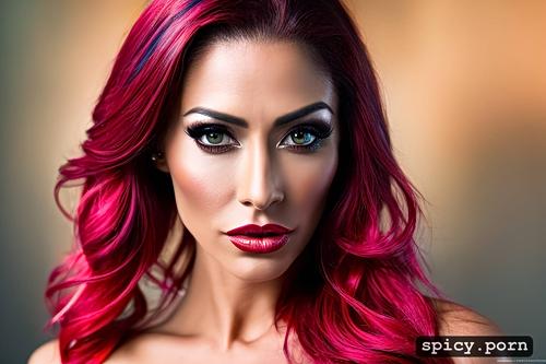 shemale, 40 years old, latina lady, gorgeous face, red hair