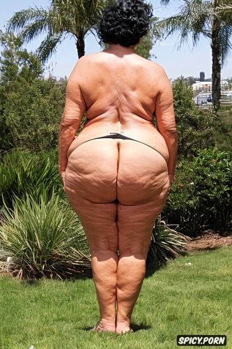 thong, big fat hips, very detailed, naked, big fat butt, big fat ass