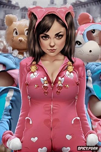mila kunis, young small breasts, bows, cute little onesie, gryffindor