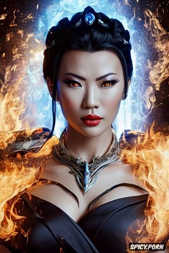 flame crown, face shot, sharp focus, concept art, golden eyes