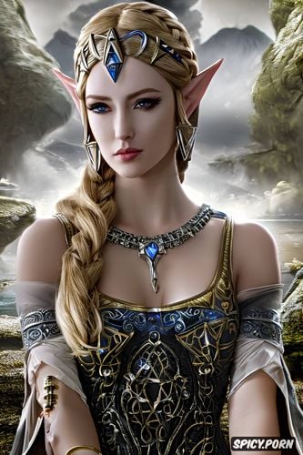 k shot on canon dslr, princess zelda legend of zelda tight outfit portrait beautiful face masterpiece