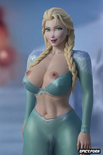 movie elza frozen thone naked body, very big silicon nipples