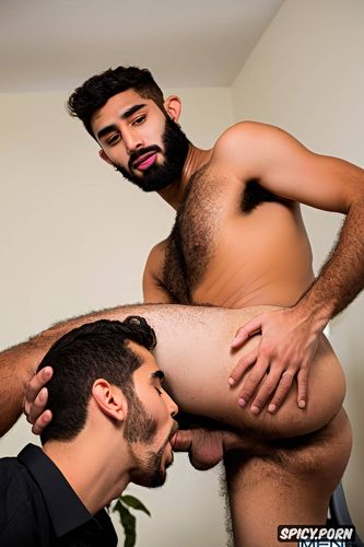 gay thob, two saudi gay men with hairy ass and hairy butthole