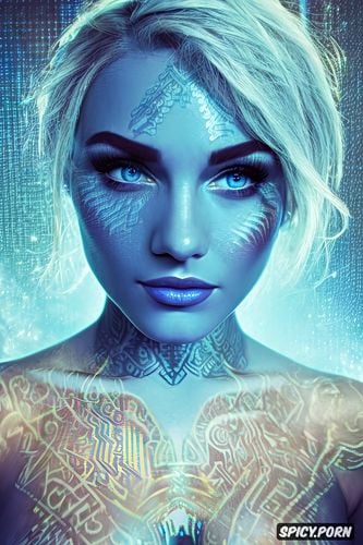 high resolution, cortana halo combat evolved beautiful face digital blue