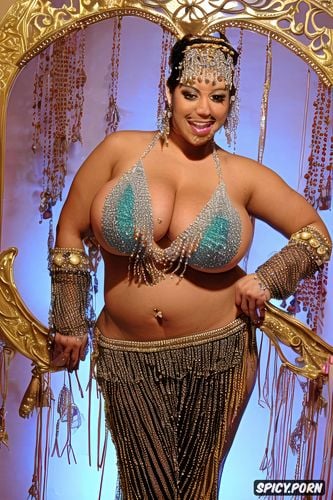 busty1 55, colorful beads, gorgeous1 95 arabian bellydancer