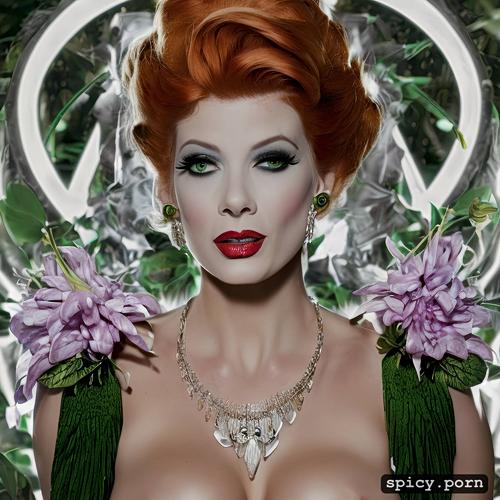 lucille ball as poison ivy gorgeous symmetrical face, masterpiece