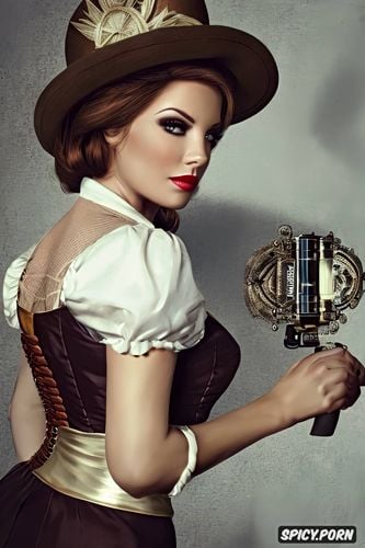 elizabeth bioshock infinite tight outfit park beautiful face full lips young