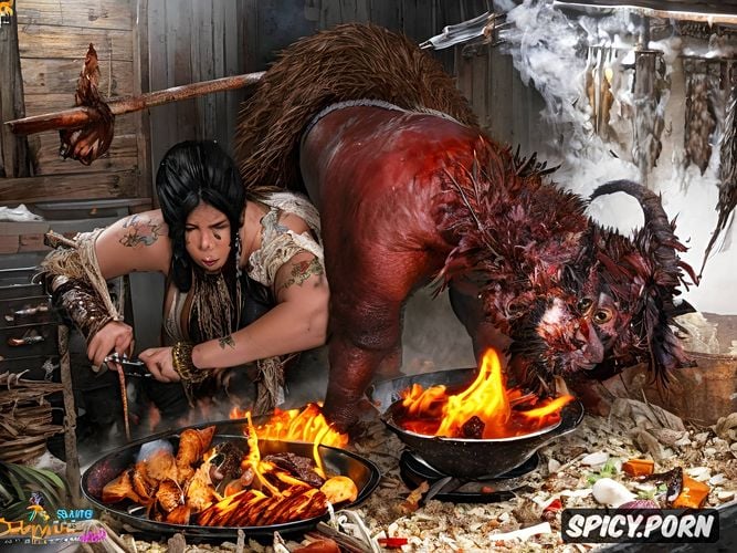 modern cannibala shemale is cannibalcooking her impaleexecuted snufffed fatten cooked pitpoleroasted roasted baked spitingpoleshovedby ashole bbwshemaleslave humancookedbody humancookedcorpse her roasted baked anal asshole imapled corpse is serverd as the shemalecannibal dinner