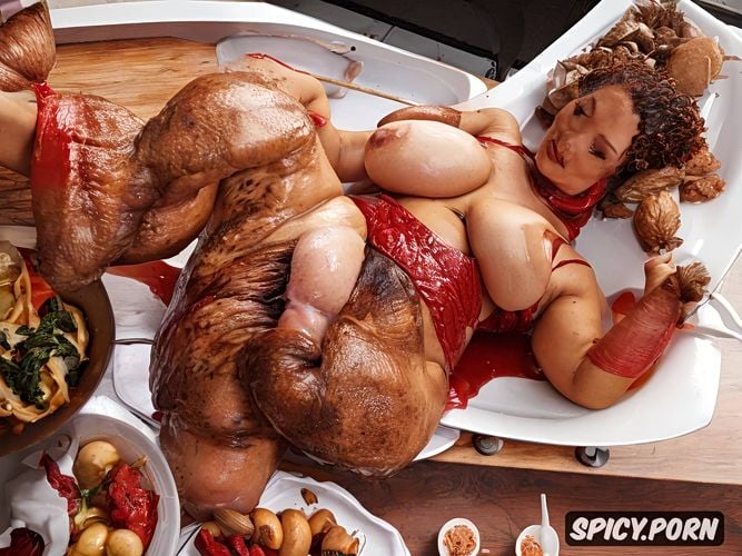 a human big fat bbw is serveed afterbeing roasted baked cooked spitroasted as the roasted baked cooked spitroasted bbw cokedcorpse serveed for dinner tocannibal forbeing eaten by human cannibalisme antrophagie as the meat of the roasted baked cooked corpse of a human présnuffed préfattened roasted baked cooked bbw