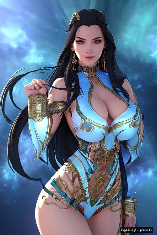 masterpiece, highres, a close up of a woman in a costume, realistic anime