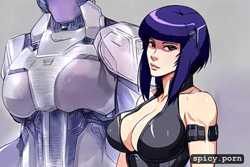 3dt, color, ghost in the shell, sketch, fs, hy1ac9ok2rqr, full shot