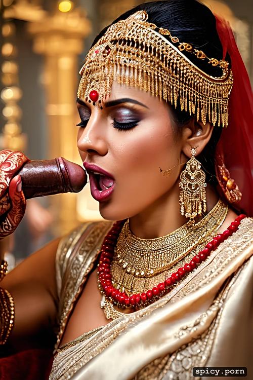 husband feeding bride his urine into her open mouth, kamasutra