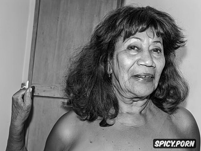 totally naked, colombian granny, brown skin, older woman, hd