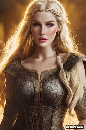 k shot on canon dslr, masterpiece, innocent, bethany hawke dragon age beautiful face pale kissed skin long soft dirty blonde hair