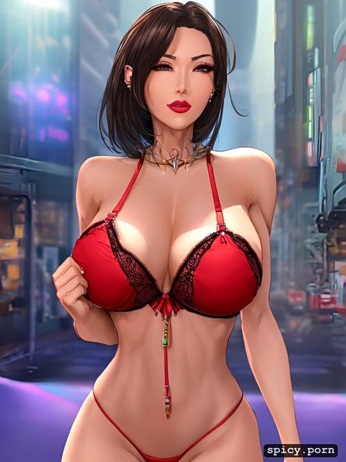 hot body, perky breasts, ultra detailed, highres, piercing, 40 yo