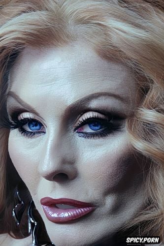 blue eyes, julianne moore, jessica rabbit, eye contact, botox lips