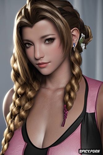 masterpiece, aerith gainsborough final fantasy vii rebirth tight outfit beautiful face