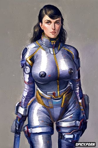 paul peter rubens oil painting, glistening light reflective space suit