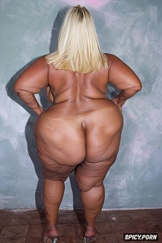 perfect face, mature, perfect anatomy, enormous round ass, sixty of age