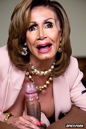 hyper detailed, sex, hyper realistic, tits out, cum, nancypelosi is having sex with donaldtrump