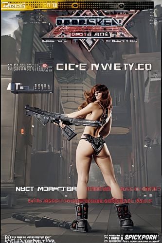thai woman, ntsc, nude woman with chainsaw, police, wolfenstein videogame