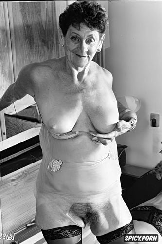 costume, ninety something of age gilf, short, in bedroom stripping for me indoors