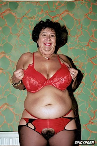 detailed skin, she raises her pantyhose hard to her waist, very fat cute amateur nude polish mature old but pretty nude granny housewife