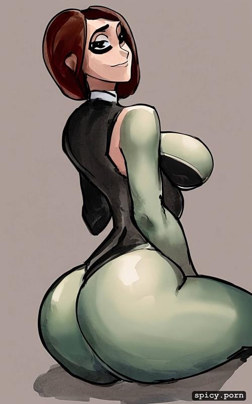 elastigirl with a huge ass and big hips sitting down