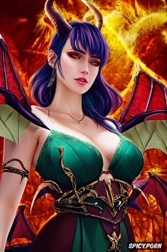 ultra detailed, ultra realistic, morrigan dragon age origins beautiful face
