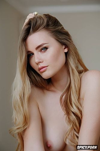 perfect body, supermodel face color photo view includes pussy and face