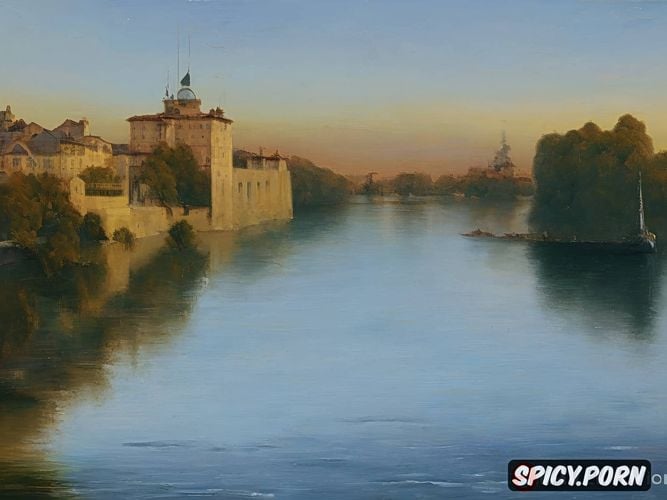 aivazovsky, wide gulf, four hd, detailed, black sky, fume, town port royal