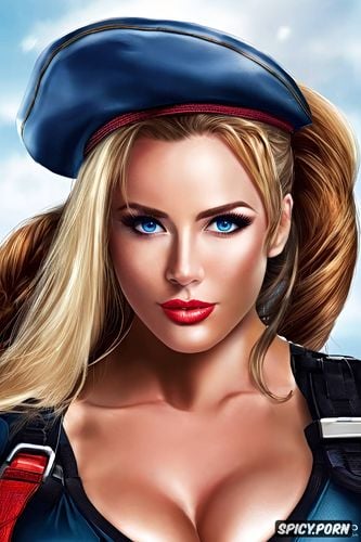 ultra realistic, k shot on canon dslr, ultra detailed, cammy white streetfighter beautiful face