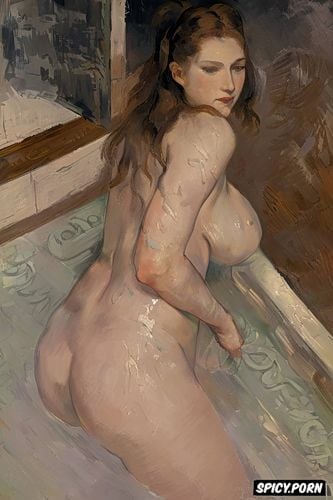 fat thighs, hairy vagina, egon schiele, post impressionist fauves erotic art